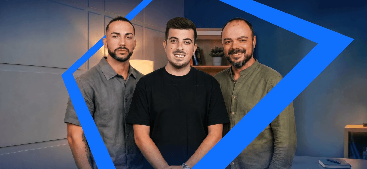 Bernardo Almeida, Gustavo Araújo e António Vilaça Pacheco juntos no XTB Market Sessions 2026.
