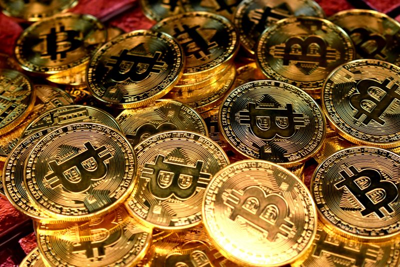 Imagen de monedas de Bitcoin