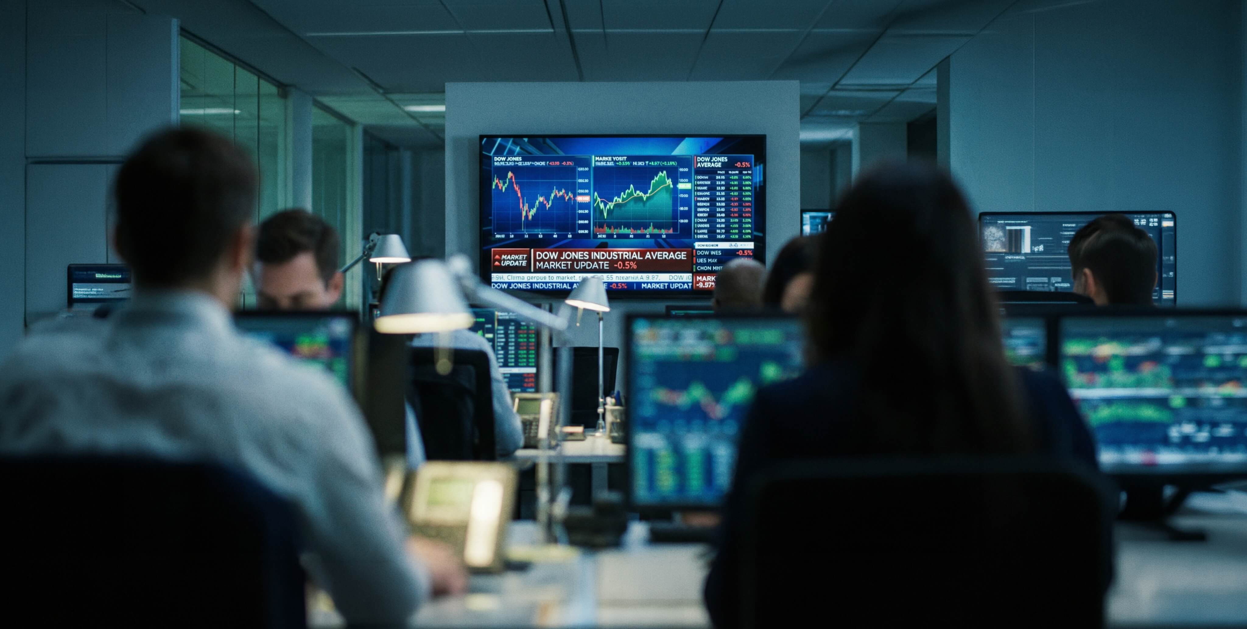 Egy fÃ©rfi pÃ©nzÃ¼gyi hÃ­reket olvas egy modern kÃ¡vÃ©zÃ³ban, ami azt jelkÃ©pezi, hogy folyamatosan kÃ¶veti a piaci trendeket.