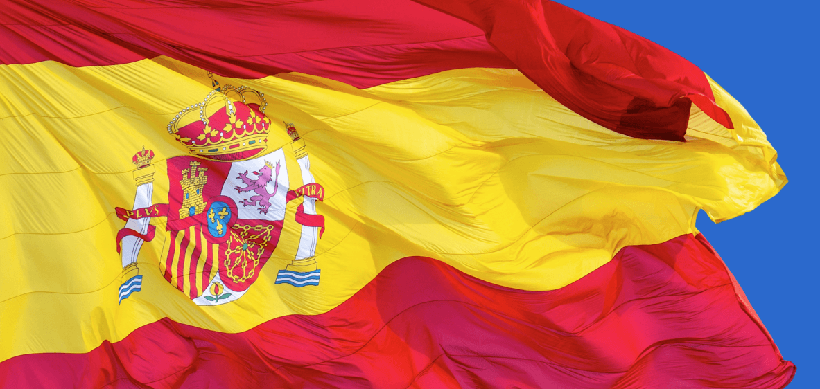 Imagen de la bandera de EspaÃ±a en un artÃ­culo sobre la apertura del Ibex 35
