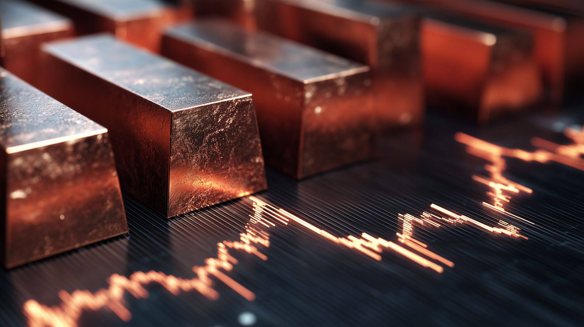 Imagen de lingotes de cobre