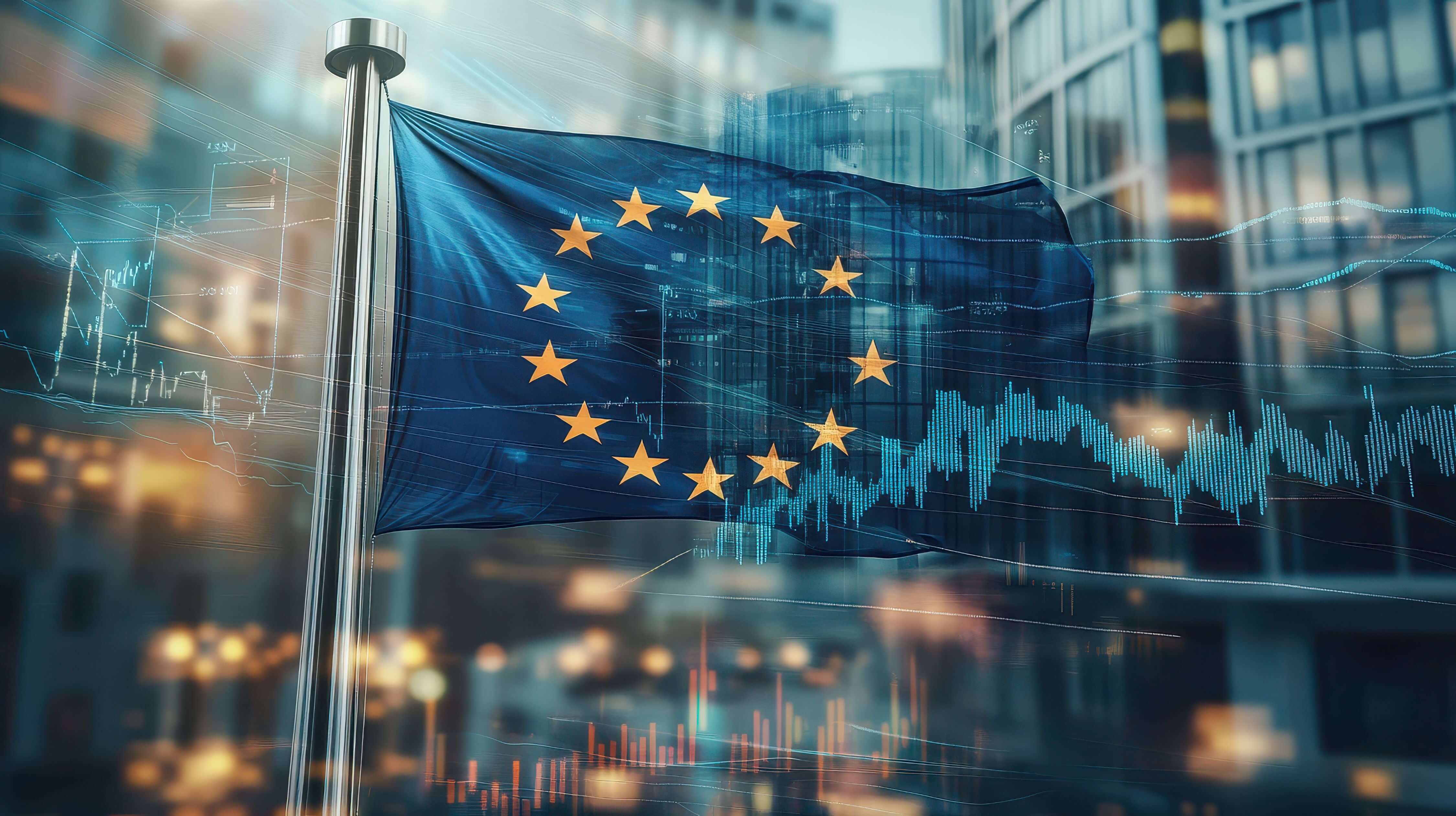 Imagen de la bandera de la UniÃ³n Europea 