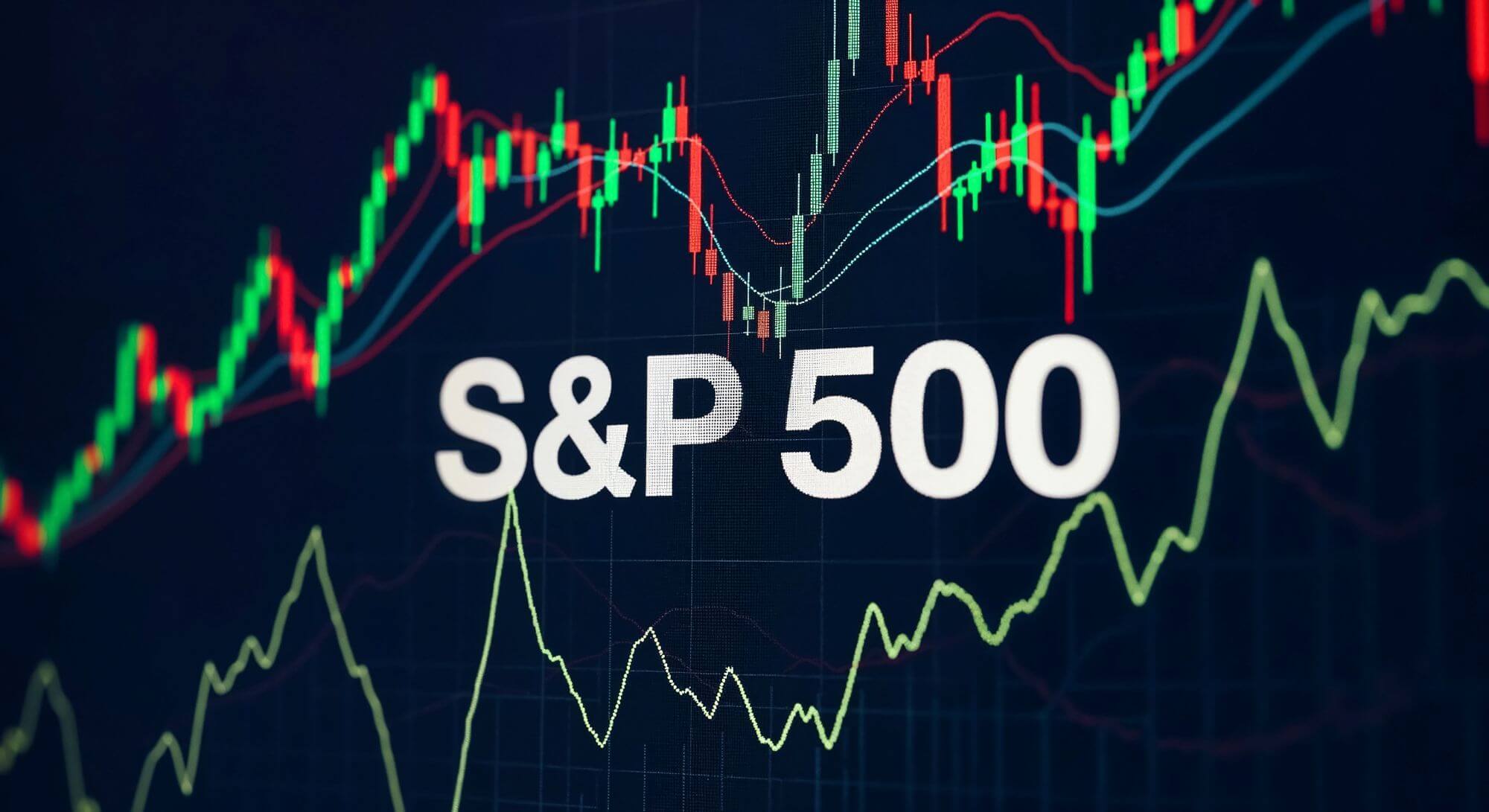 Imagen de un grÃ¡fico bursÃ¡til sobre el que se puede leer S&P 500