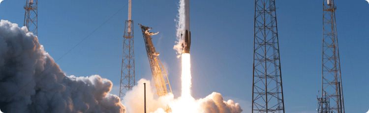 Å tart rakety Falcon 1 od spoloÄnosti SpaceX