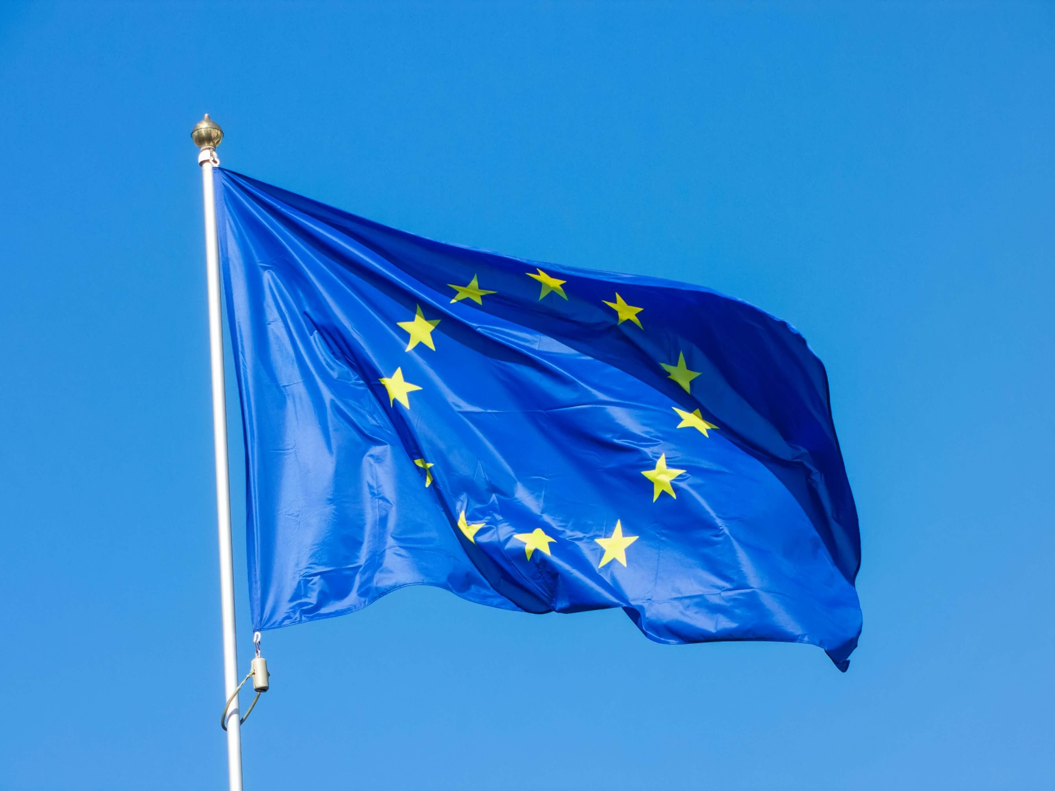 Imagen de la bandera de la UniÃ³n Europea