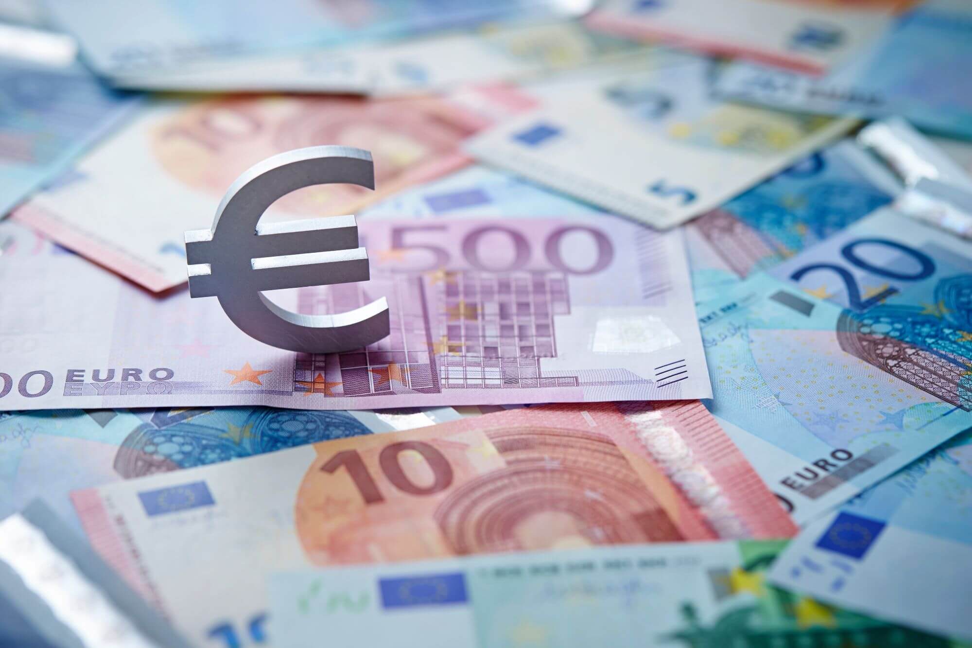 Imagen de billetes de euro