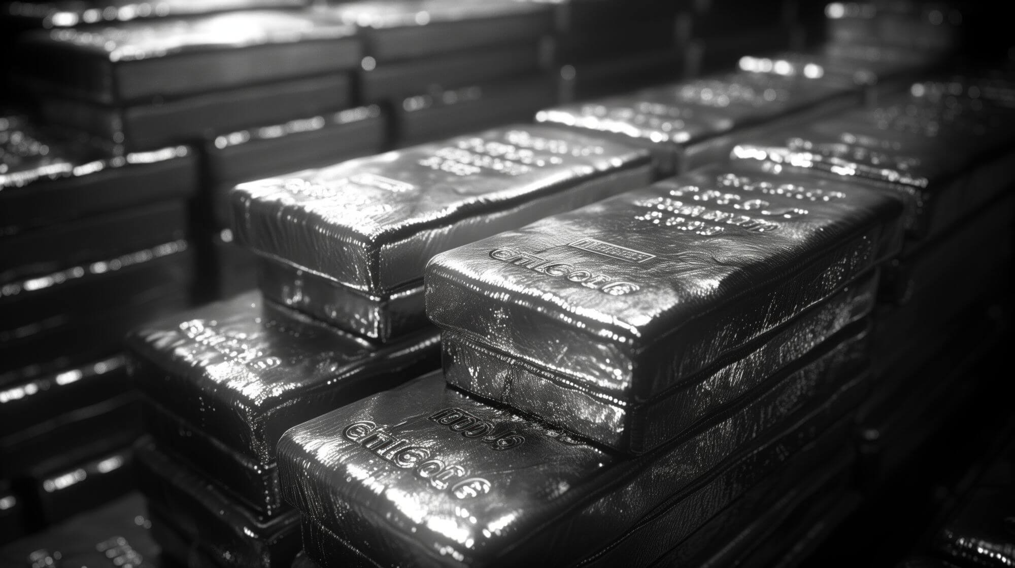 Imagen de lingotes de plata