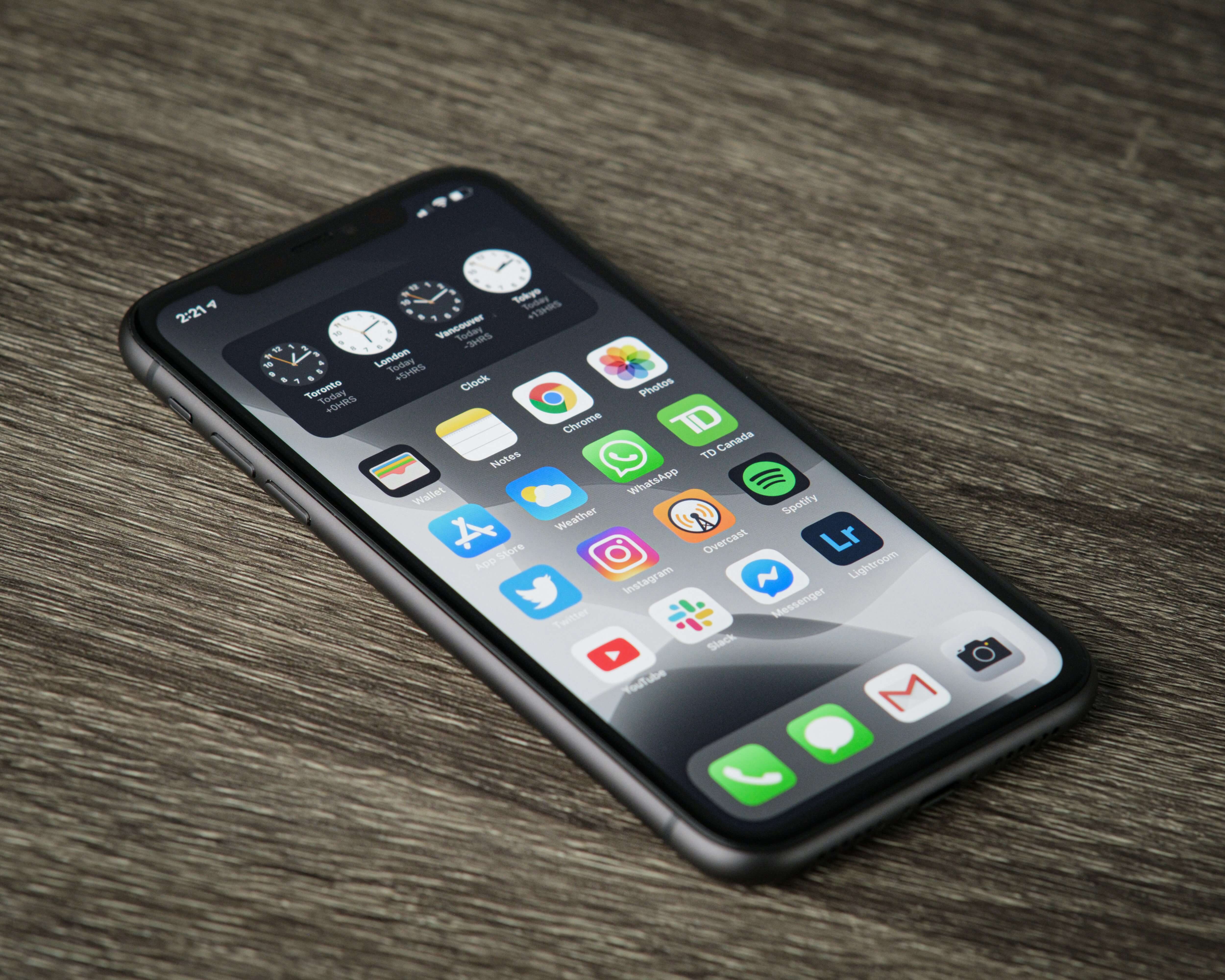 Imagen de un iPhone de Apple