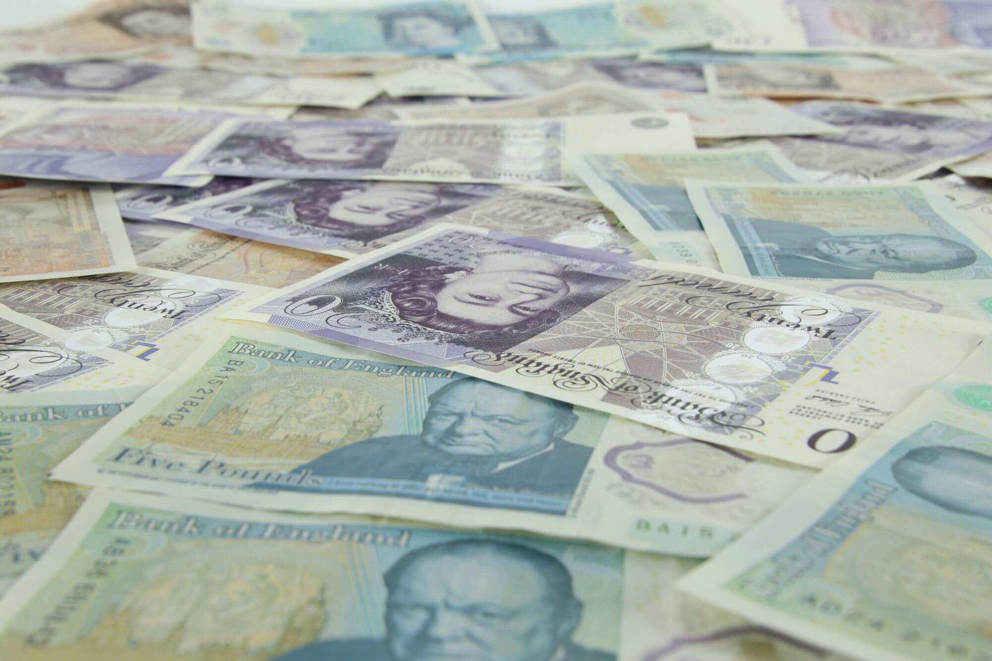 Imagen de billetes de libra