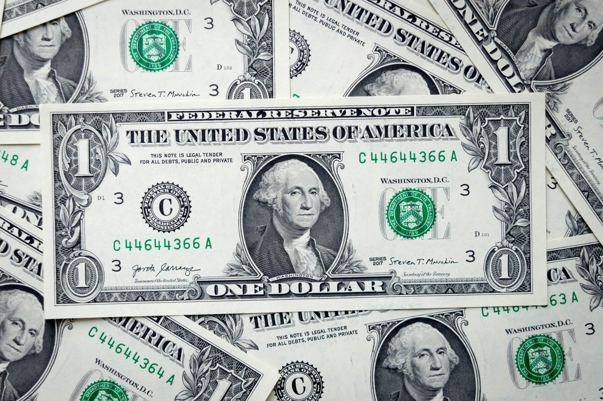Imagen de billetes de dólar