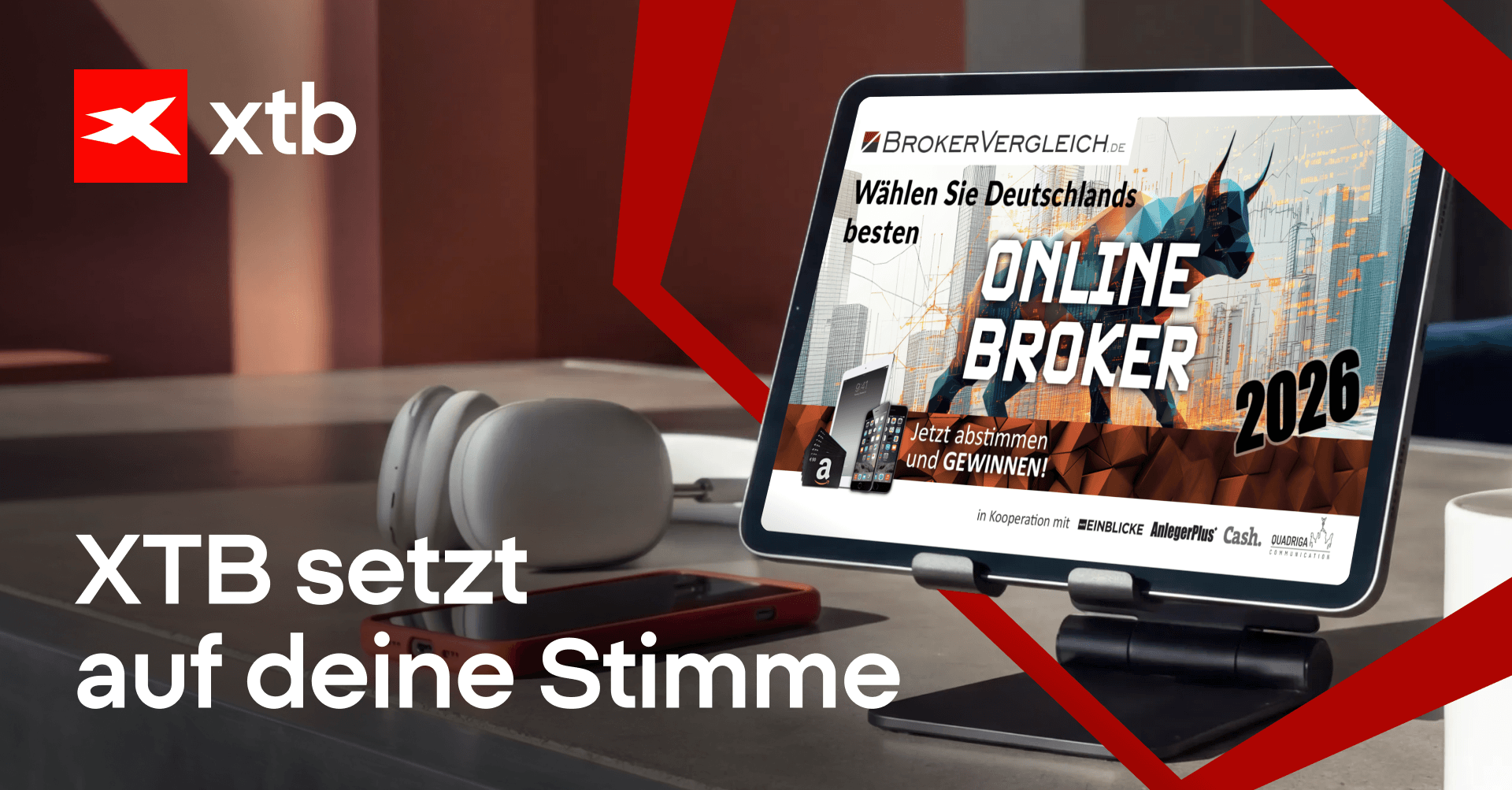 Brokerwahl 2026 - Abstimmen und gewinnen