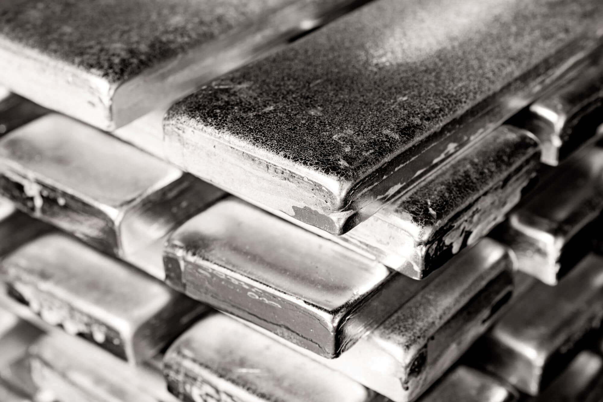 Imagen de lingotes de plata