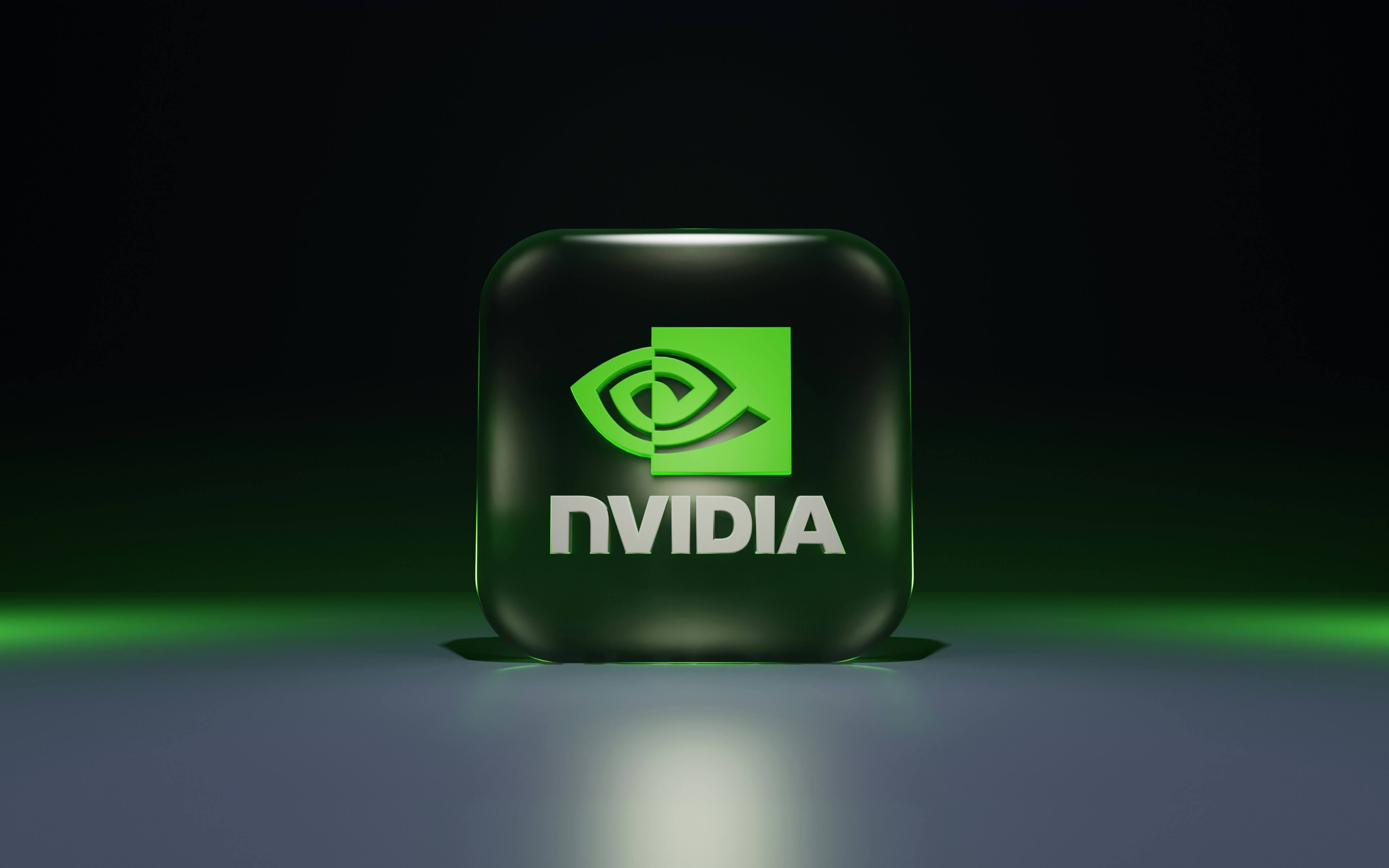 Imagen de un bloque con el logo de Nvidia