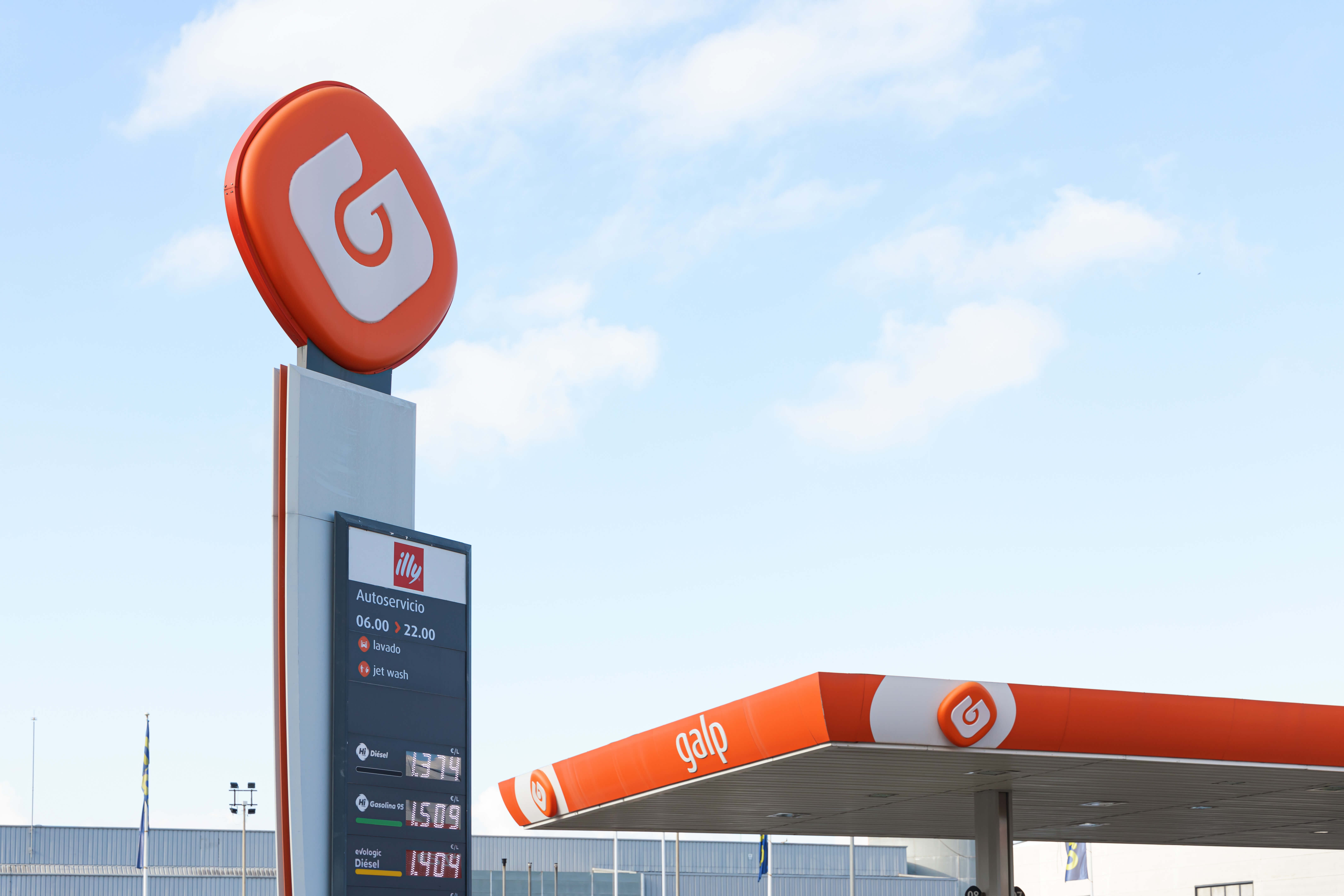 Bomba de gasolina da Galp
