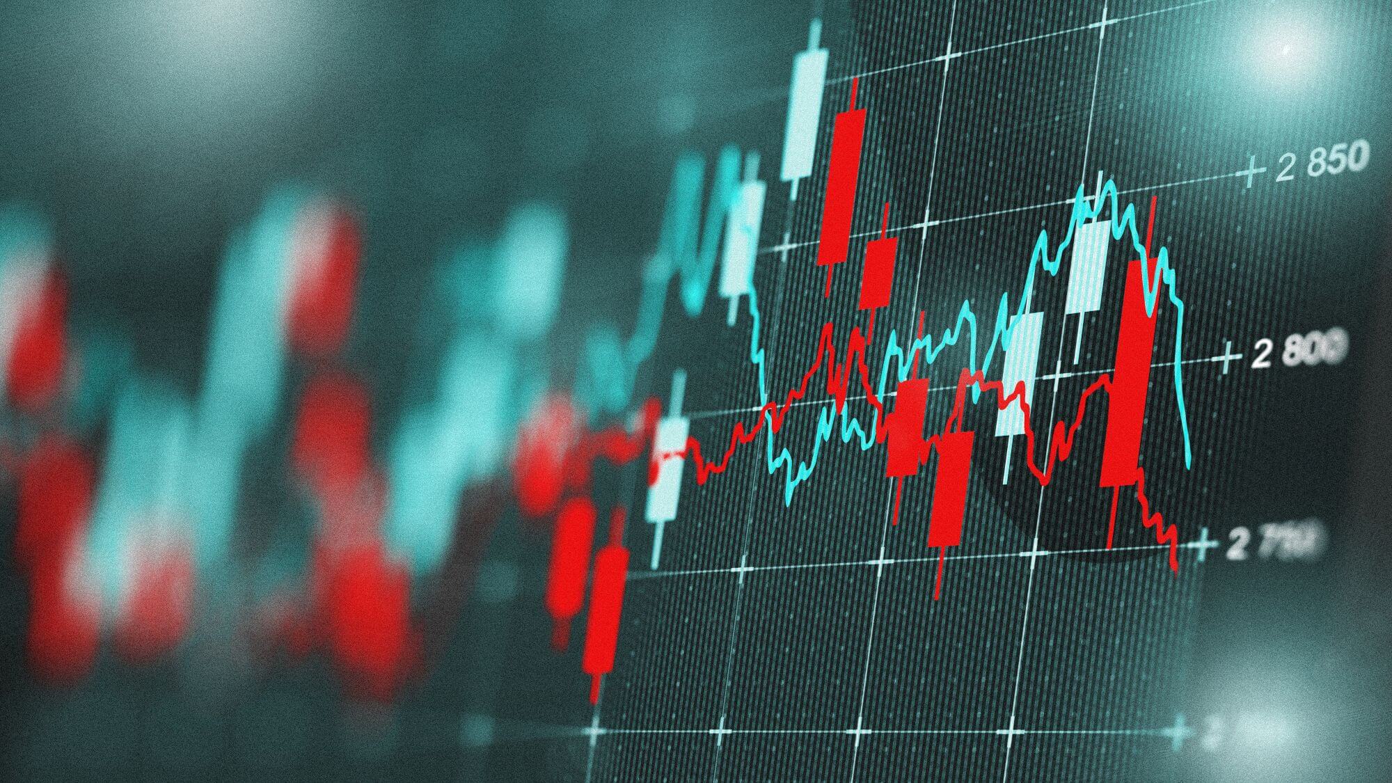 Imagen de un gráfico bursátil en un artículo sobre el indicador Williams %R