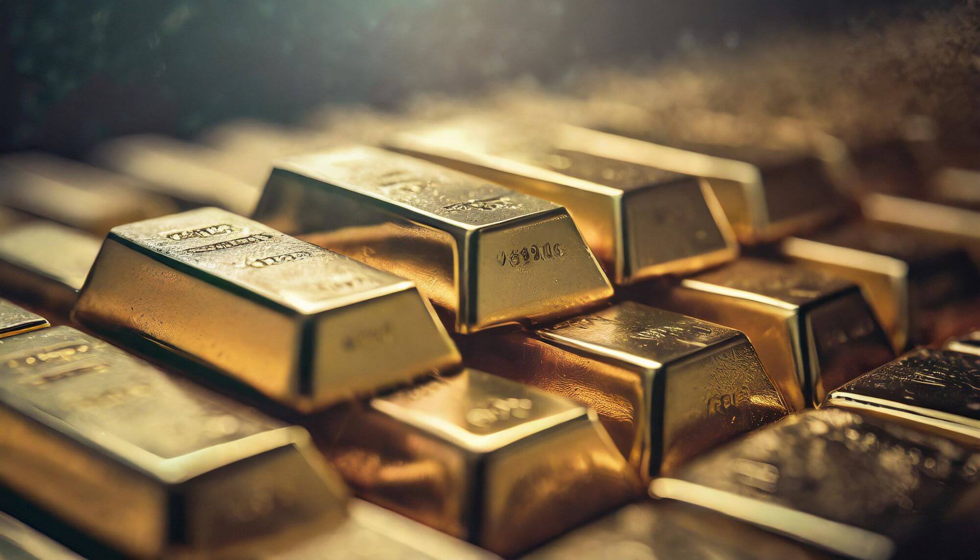 Imagen de lingotes de oro