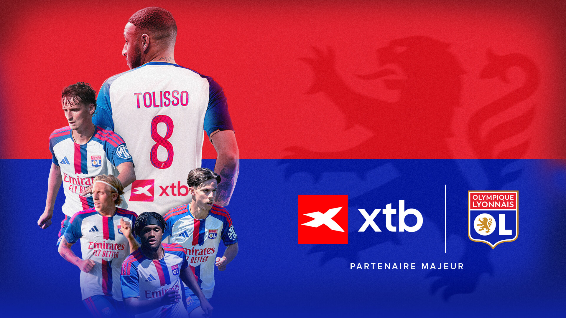 xtb sa stáva partnerom Olympique Lyon