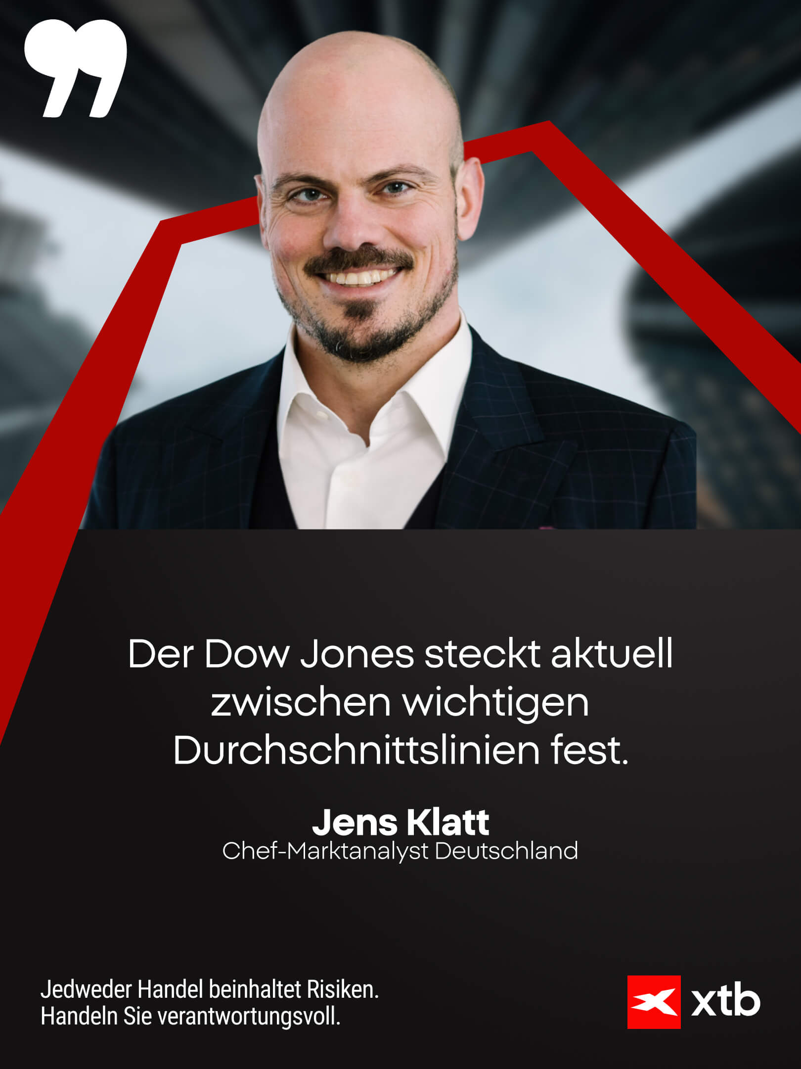 Dow Jones Expertenkommentar von Jens Klatt