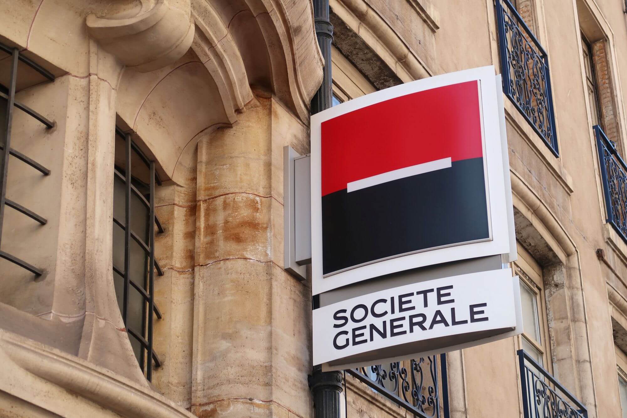 Imagen de una sucursal de Société Générale