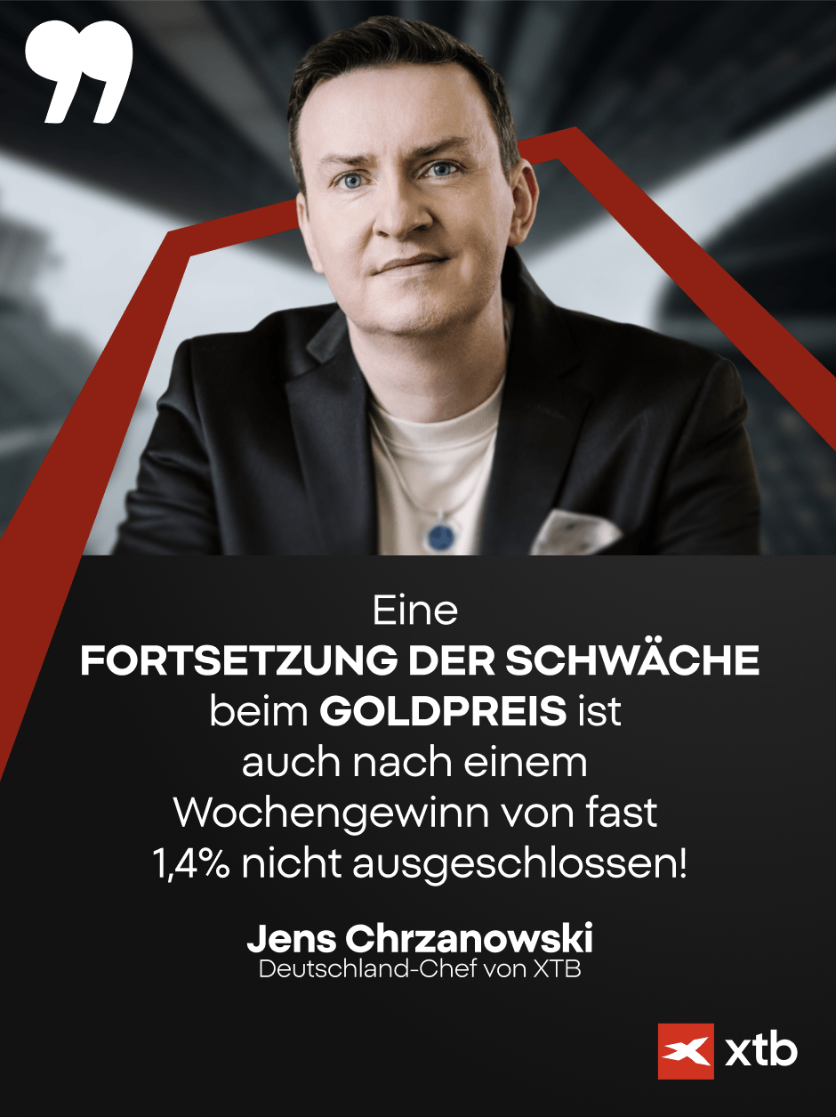 Goldpreis Wochenausblick - Expertenkommentar Jens Chrzanwoski am 10.10.2026