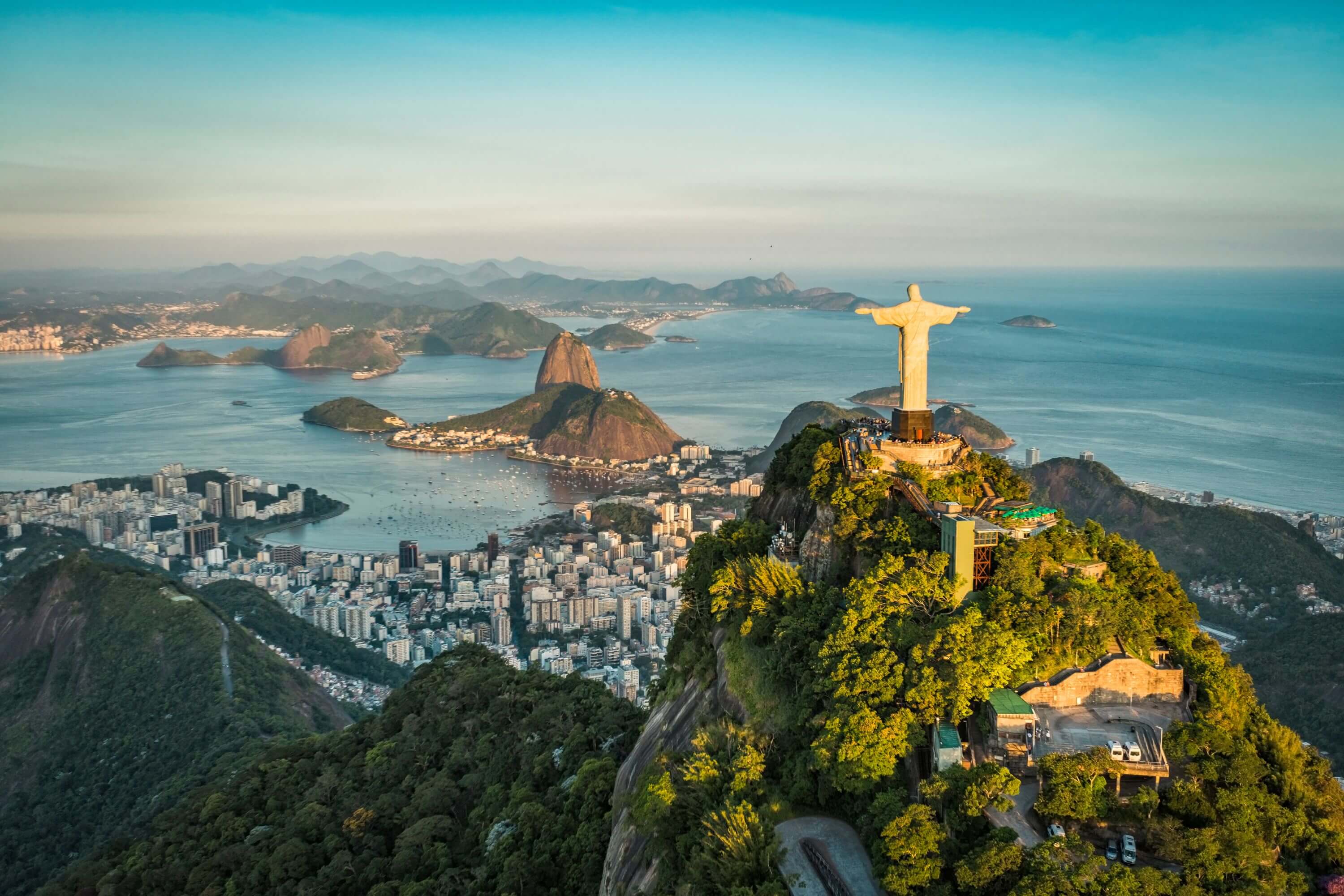 Imagen del Cristo Redentor de Brasil