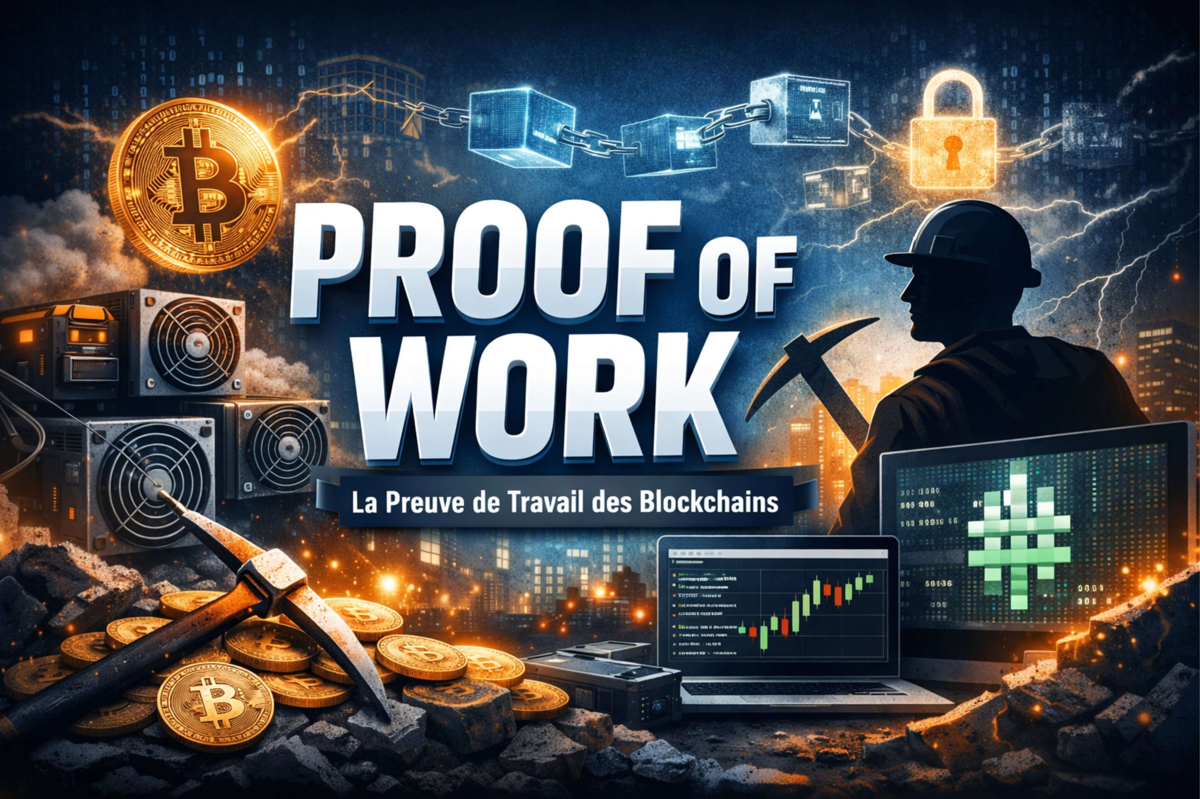 Proof of Work (PoW) : définition simple, minage, avantages, limites | XTB