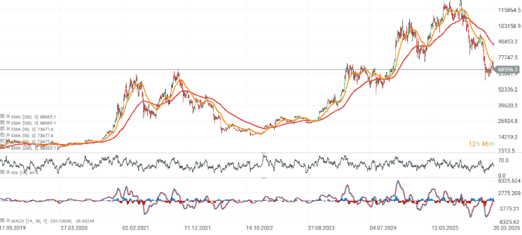GrÃ¡fico con la cotizaciÃ³n de bitcoin