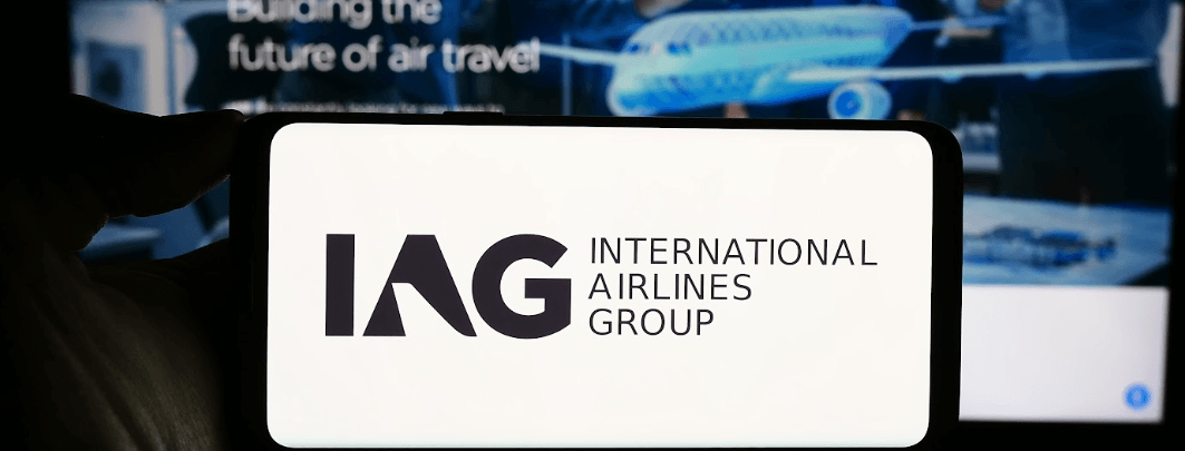 Imagen de un mÃ³vil en el que se lee IAG