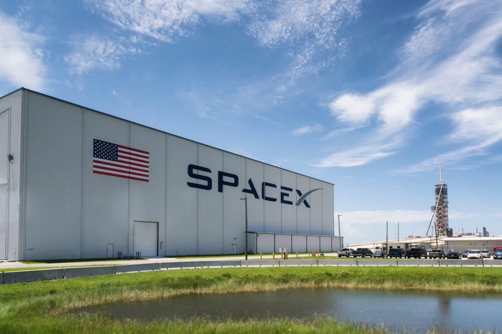 Fachada de uno de los edificios de spacex