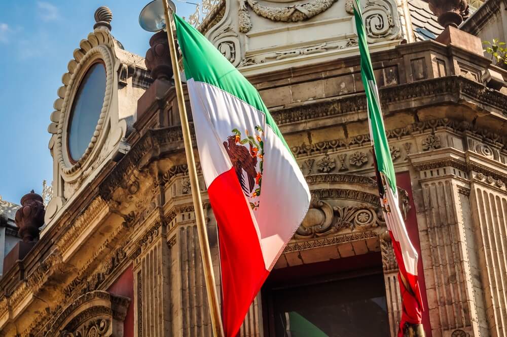 La bandera de Mexico