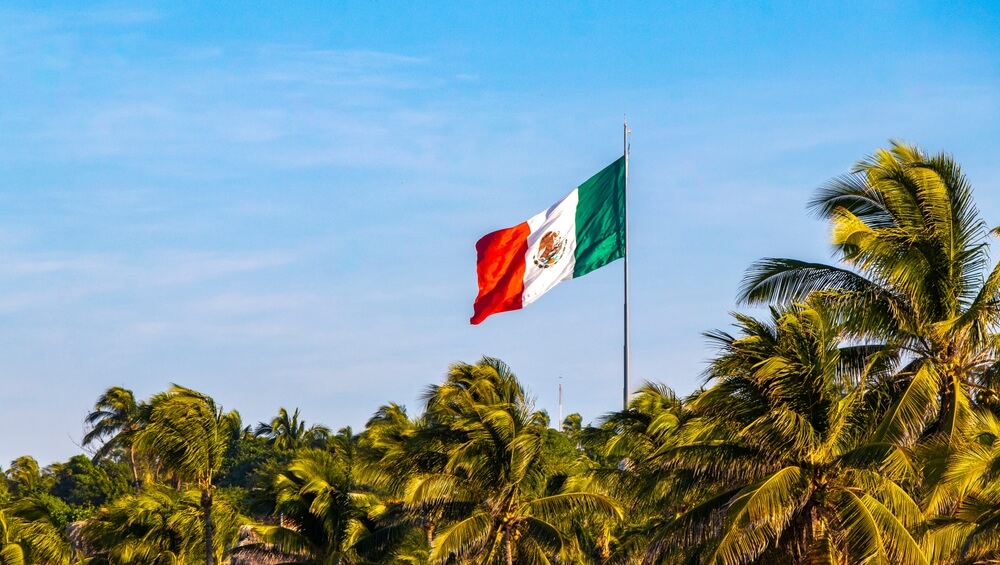 La bandera de mexico