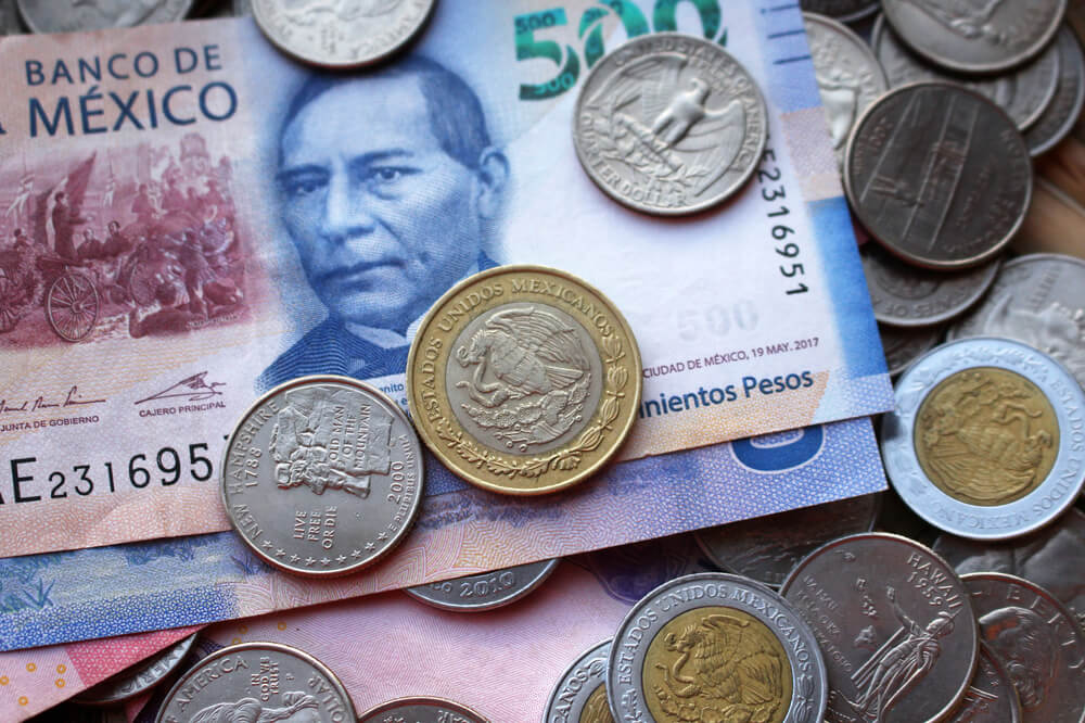 billetes del peso mexicano
