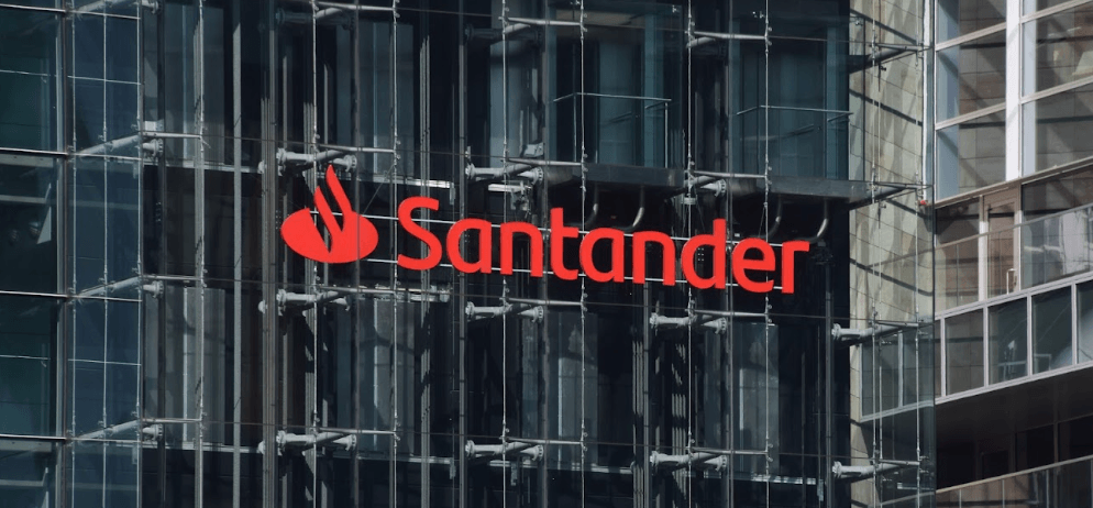 Imagen de una sucursal del Banco Santander