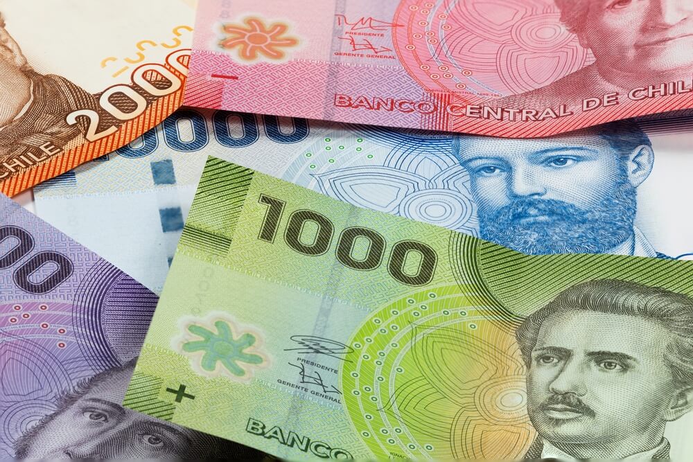 billetes de peso chileno