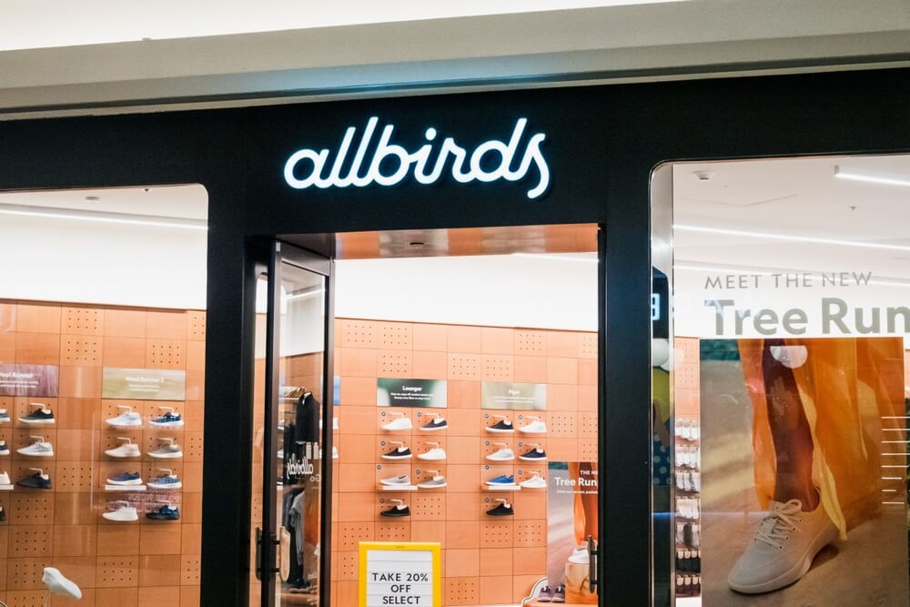 Una tienda allbirds