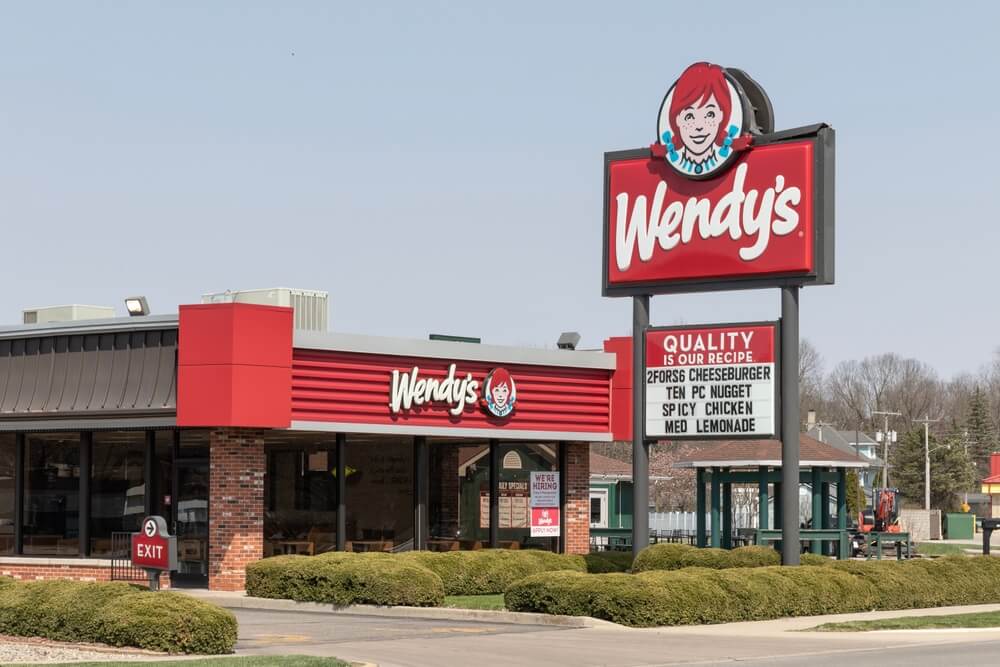 un restaurante de la cadena wendys