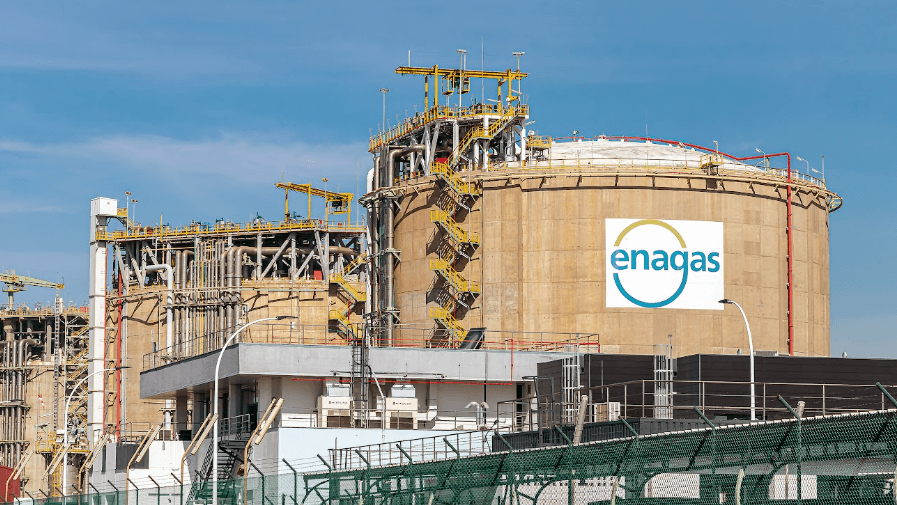 Imagen de una instalación de Enagás