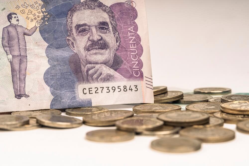 billetes de peso colombiano