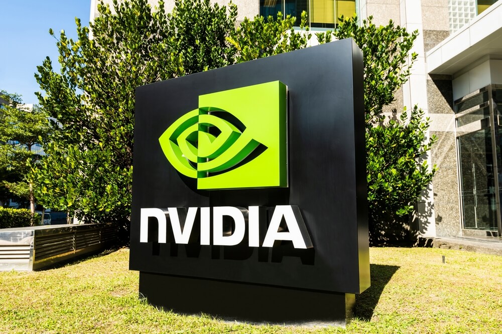 la fachada de una oficina de nvidia