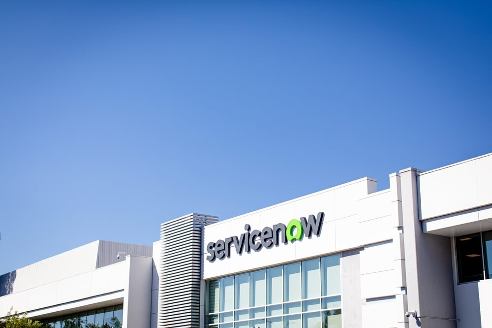 la fachada de servicenow
