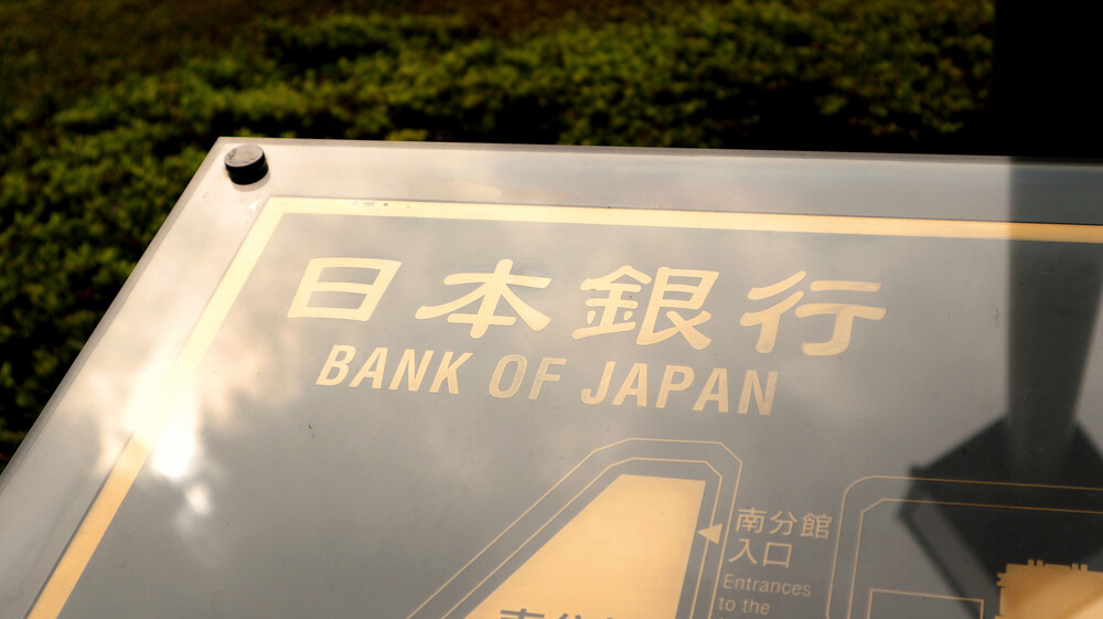 placa del banco central de japon