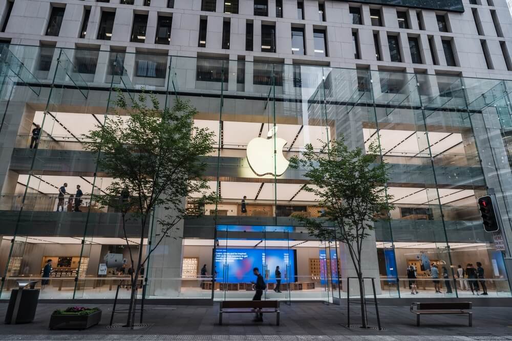 Una tienda apple