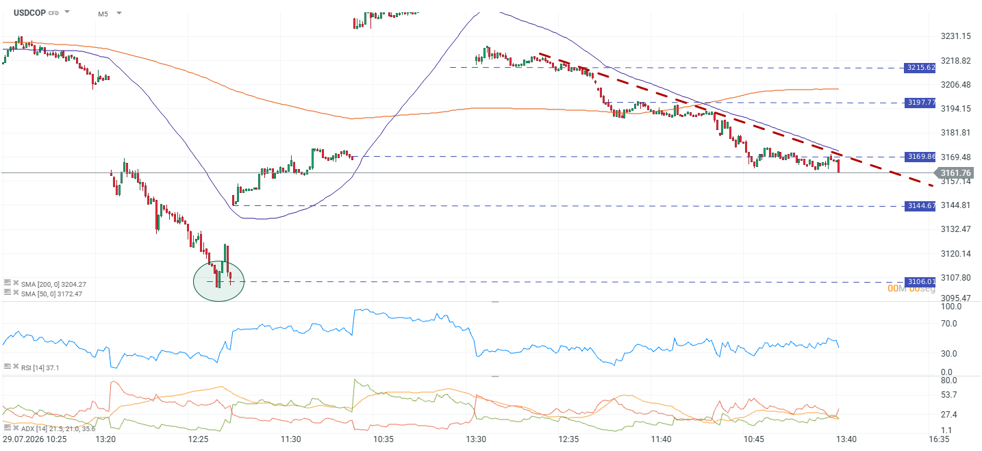 Grafico del dolar