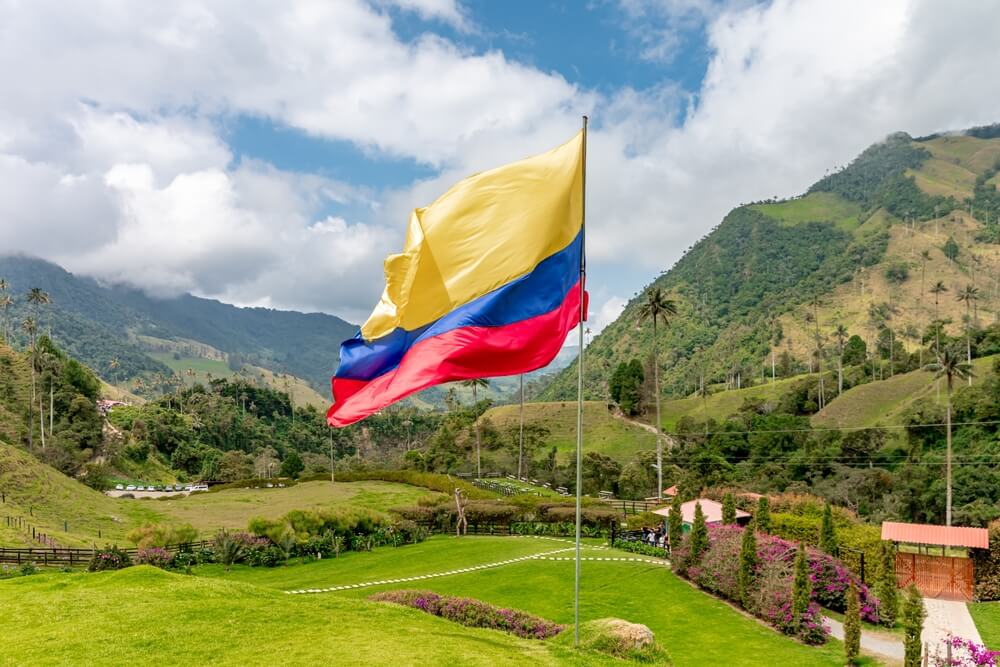 la bandera de colombia