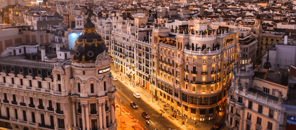 Imagen de Madrid en un artículo sobre la inflación en España