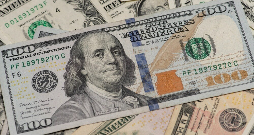 Billetes de 100 usd