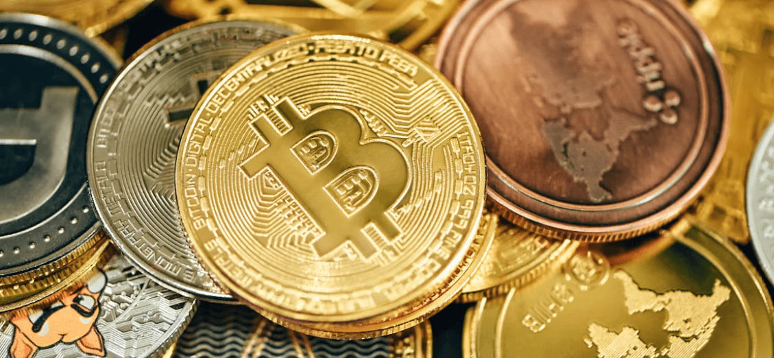 Imagen de monedas de Bitcoin