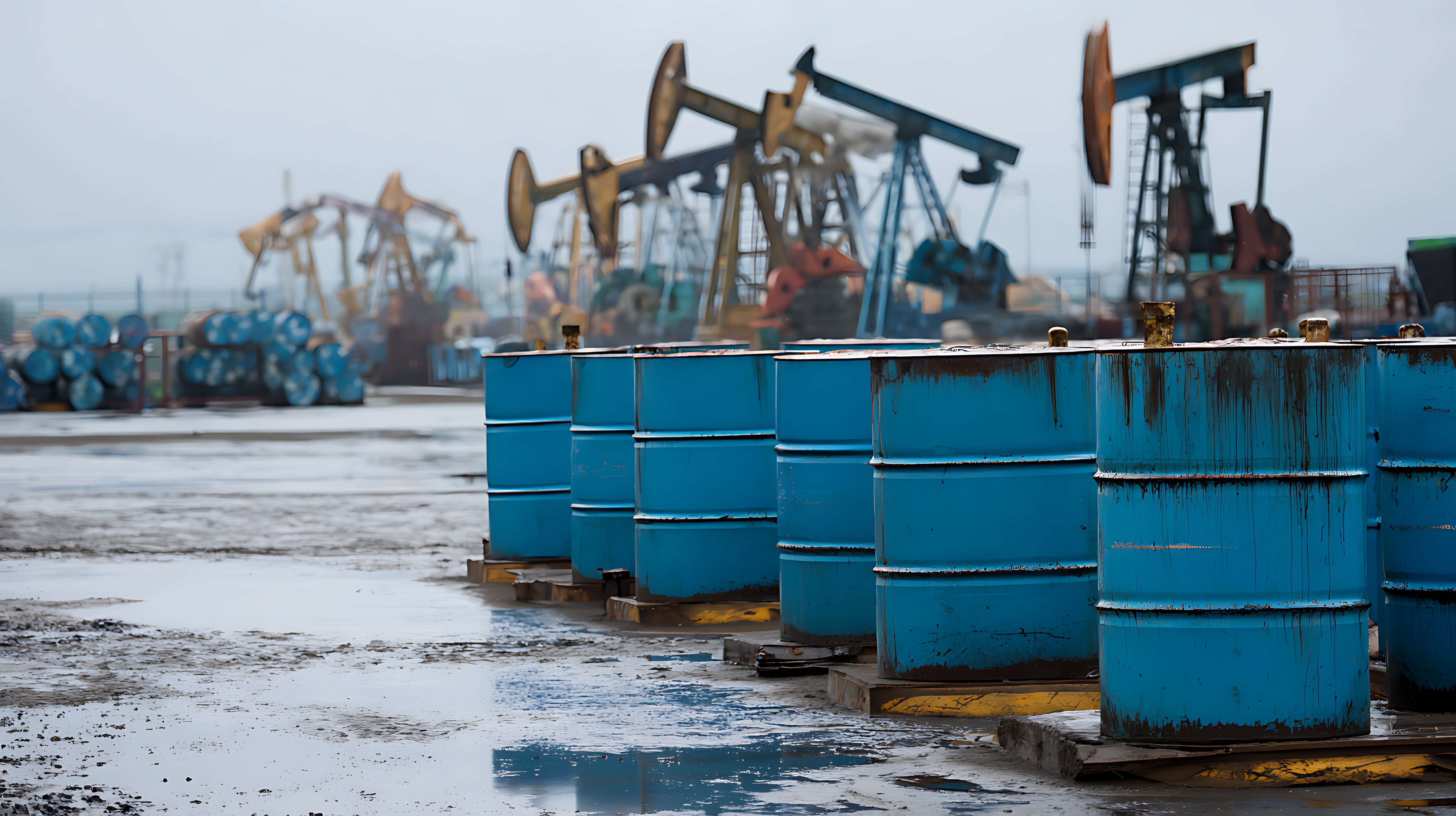 Imagen de barriles de petróleo en un artículo sobre las acciones de Repsol tras sus resultados