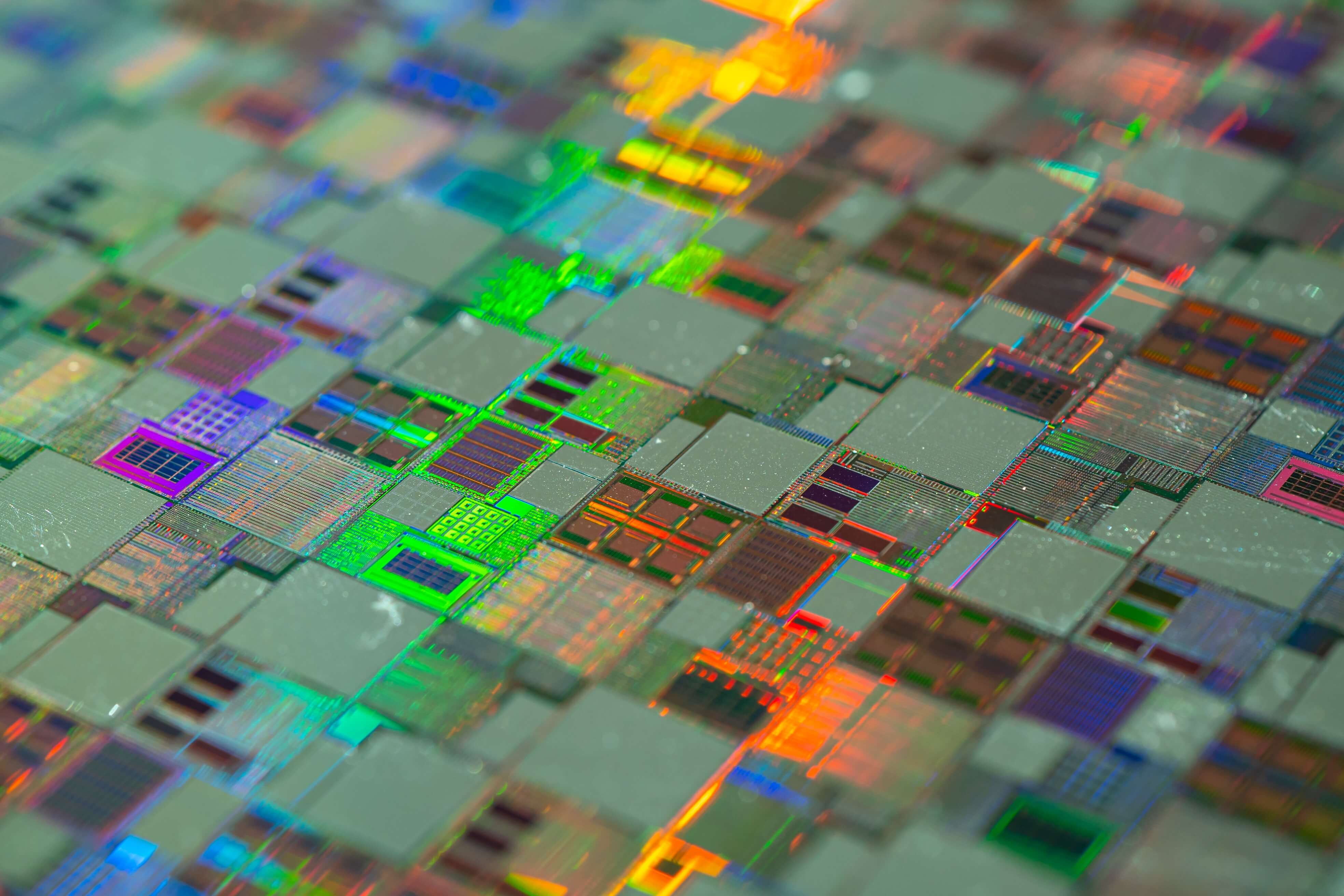 Imagen de chips en un artículo sobre los resultados de Microsoft